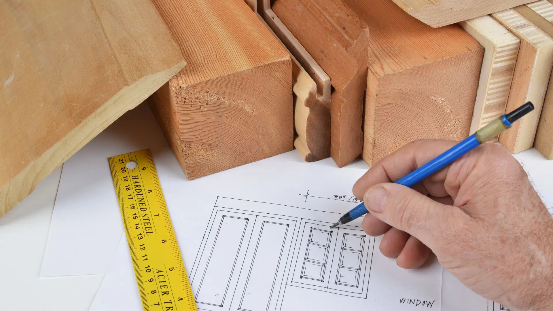Custom carpentry design and woodwork planning for home renovations and repairs in Tampa Bay.